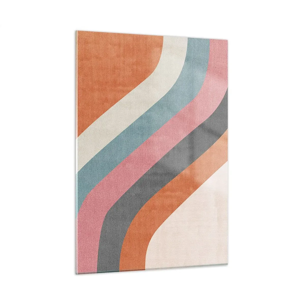 Quadro em vidro - Composição diagonal – movimento - 50x70 cm