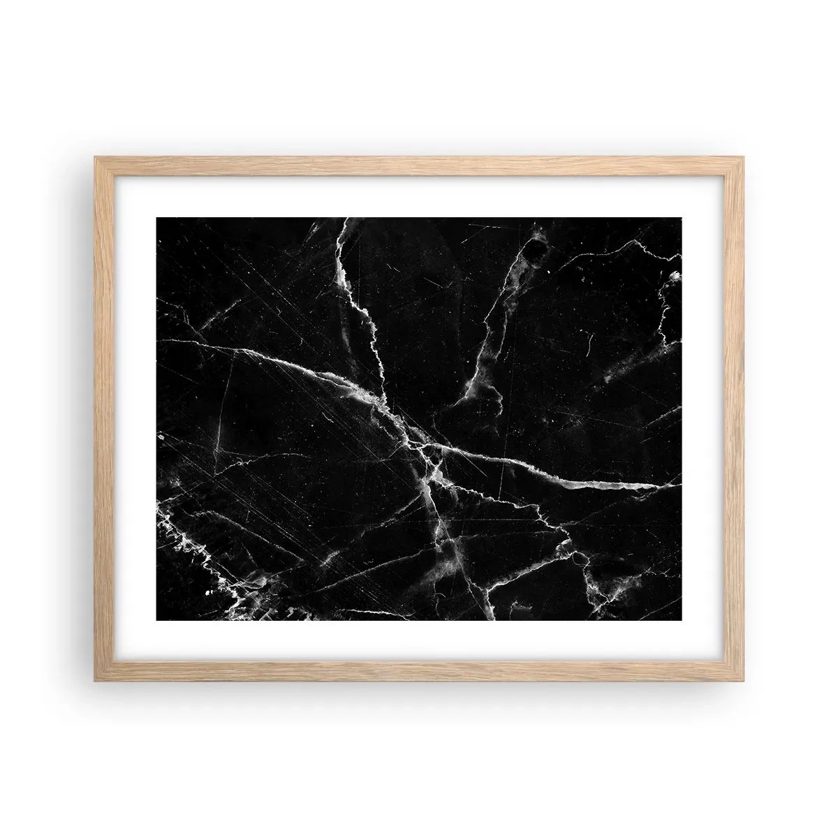 Pôster com moldura de carvalho claro - A vida secreta da pedra - 50x40 cm