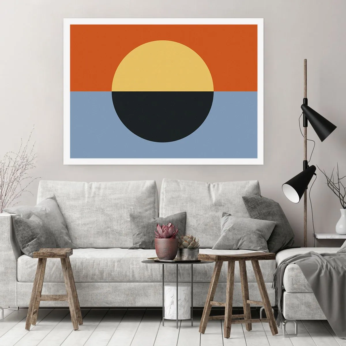 Pôster - Composição do calor e do frio - 91x61 cm