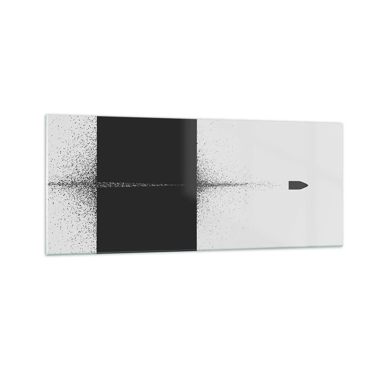 Quadro em vidro - Direto para o destino - 100x40 cm
