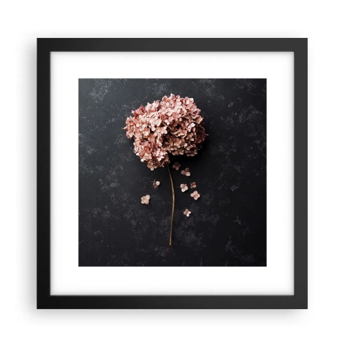 Pôster com moldura preta - Um sinal verdadeiramente romântico - 30x30 cm