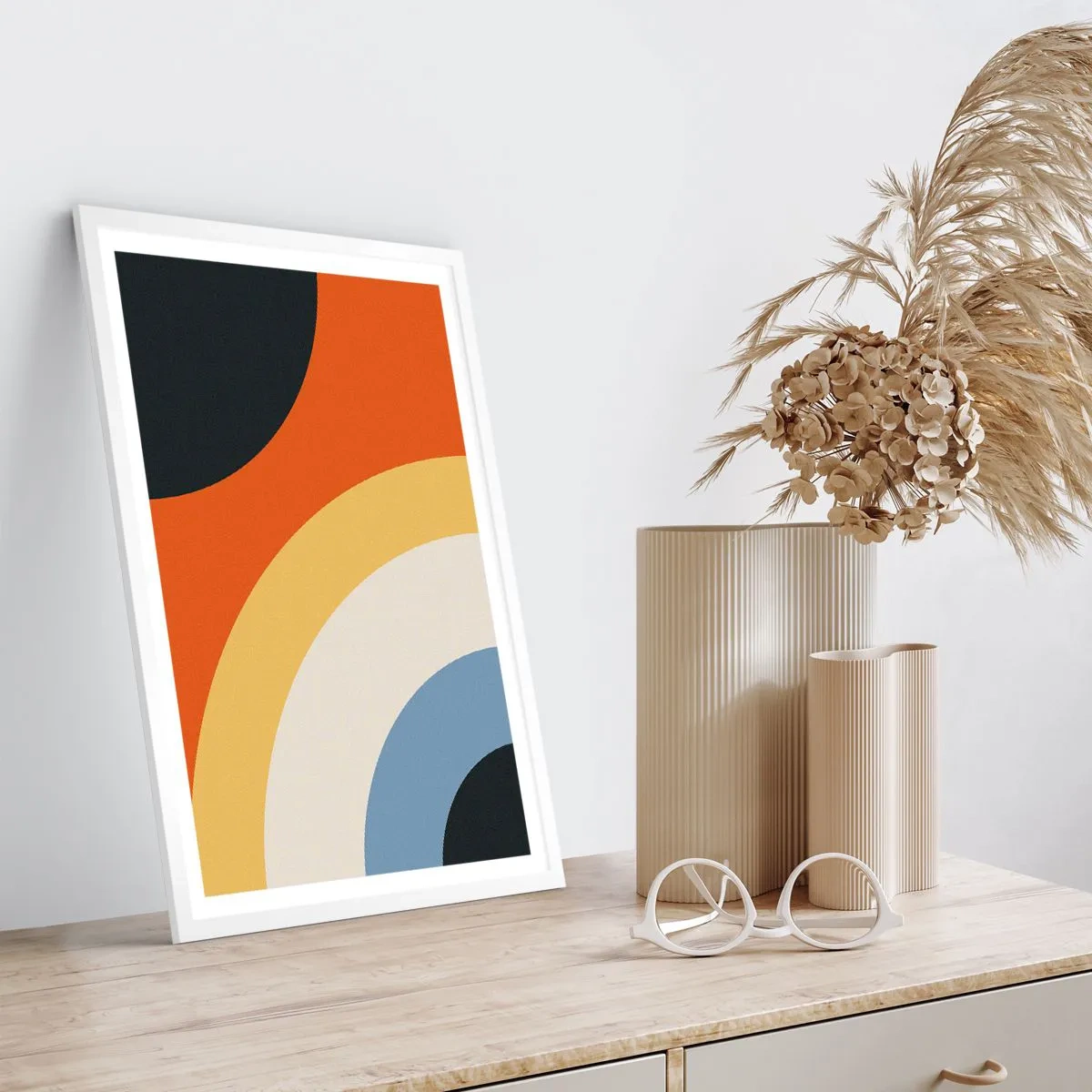 Pôster em moldura branca - Um para o outro - 30x40 cm