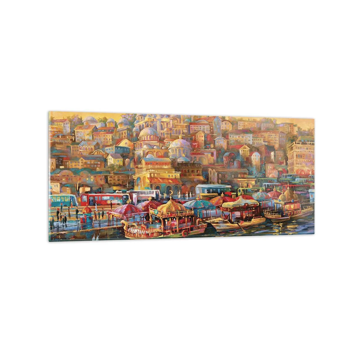 Quadro em vidro - Conto de Istambul - 120x50 cm
