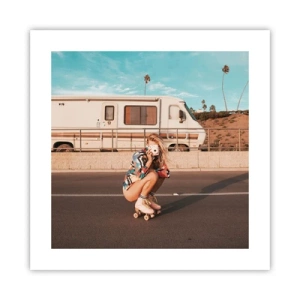 Pôster - Sorria, por favor! - 40x40 cm