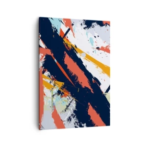 Quadro em tela - Composição dinâmica - 50x70 cm