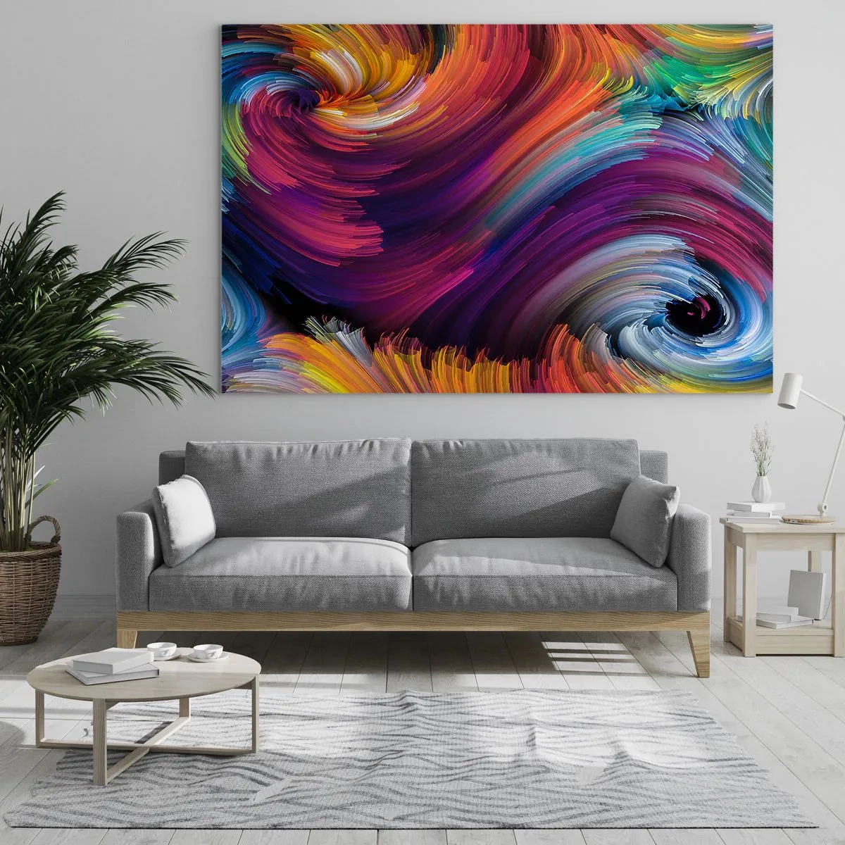 Quadro em vidro - O início de um novo mundo - 100x70 cm