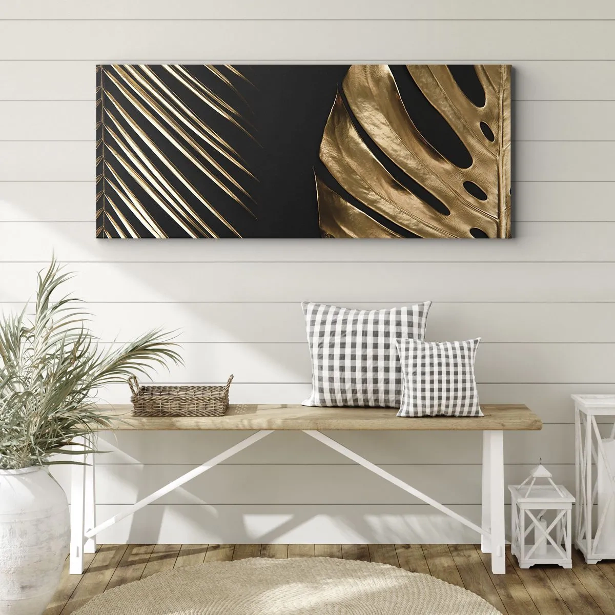 Quadro em tela - Diferentes e igualmente caros - 100x40 cm