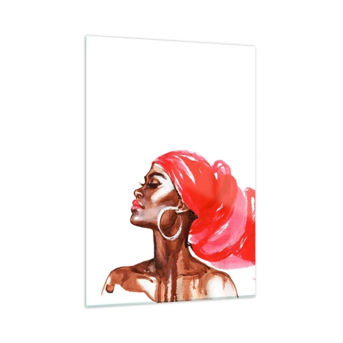 Quadro em vidro - Há um vento que abre as narinas de um homem - 50x70 cm