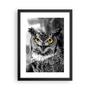 Pôster com moldura preta - Nada pode ser escondido - 30x40 cm