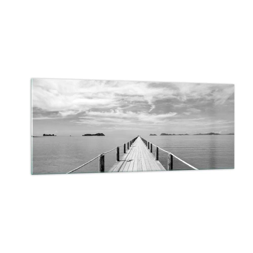 Quadro em vidro - Talvez uma viagem... - 100x40 cm