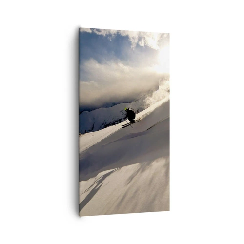 Quadro em tela - O desafio das montanhas - 65x120 cm
