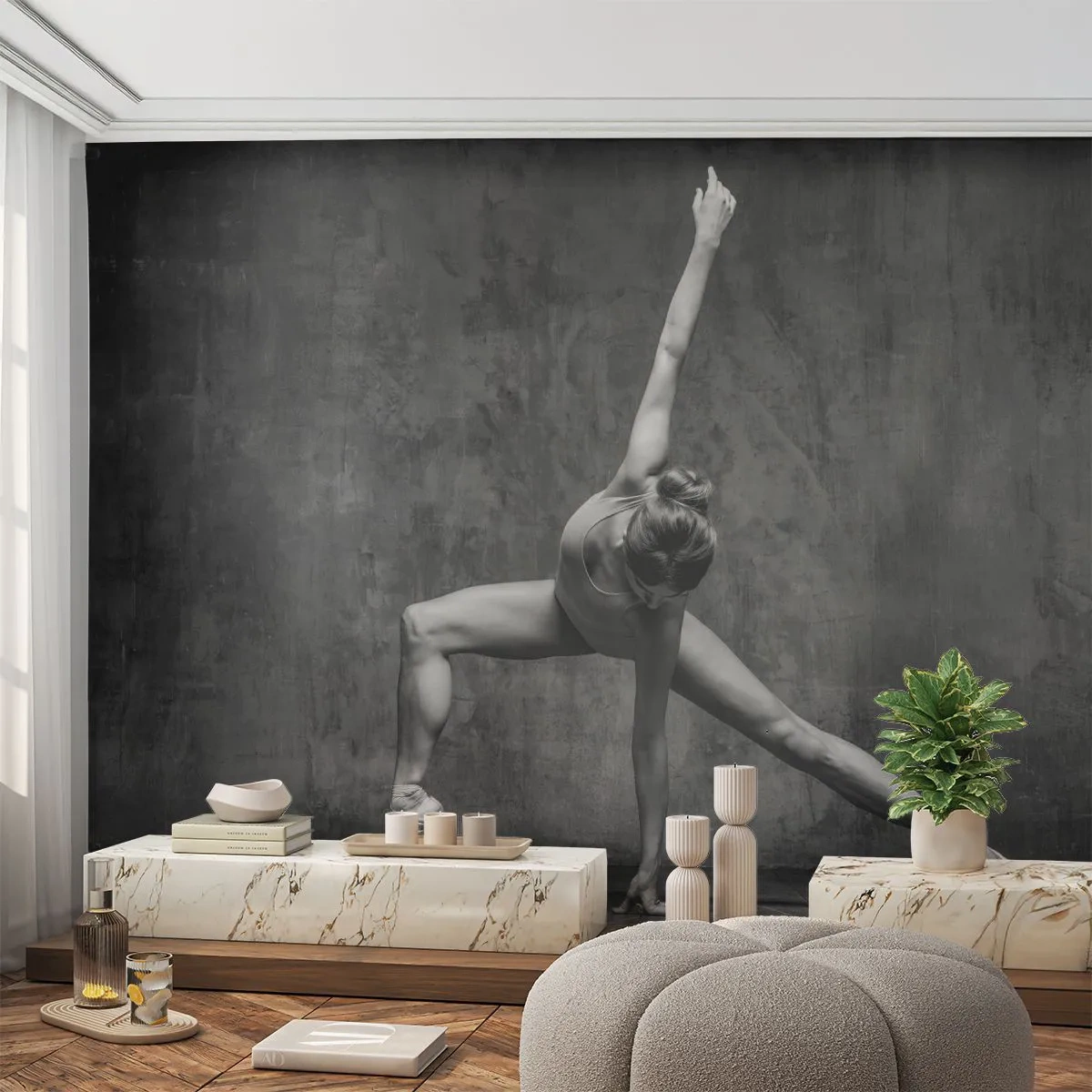 Papel de Parede Standard Eco - O equilíbrio ideal - Ginástica, Balé, Dança - 200x140 cm
