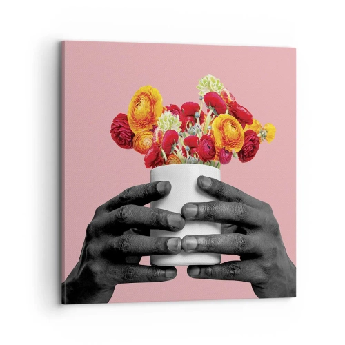 Quadro em tela - A apoteose da vida - 70x70 cm