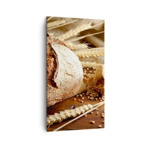 Quadro em tela - Apetitoso, perfumado, crocante - 45x80 cm