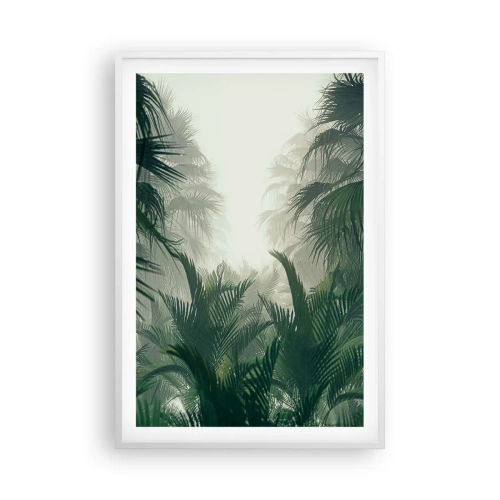 Pôster em moldura branca - Mistério tropical - 61x91 cm