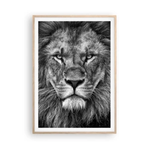 Pôster com moldura de carvalho claro - Em trajes de coroação - 70x100 cm