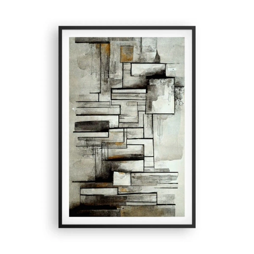 Pôster com moldura preta - O poder da simplicidade - 61x91 cm