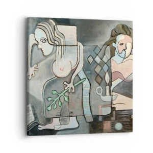 Quadro em tela - Mosaico de alma e matéria - 30x30 cm