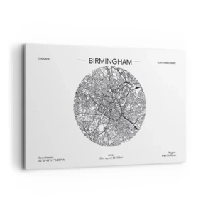 Quadro em tela - Anatomia de Birmingham - 120x80 cm