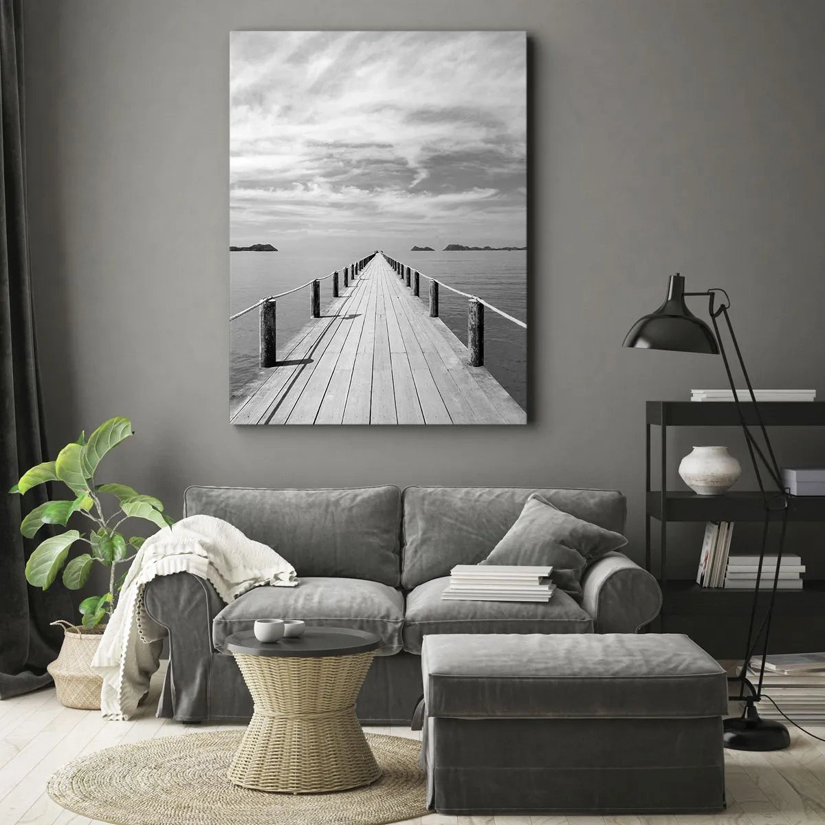 Quadro em tela - Talvez uma viagem... - 50x70 cm