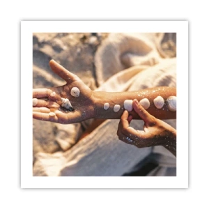 Pôster - Beleza na ponta dos dedos - 50x50 cm