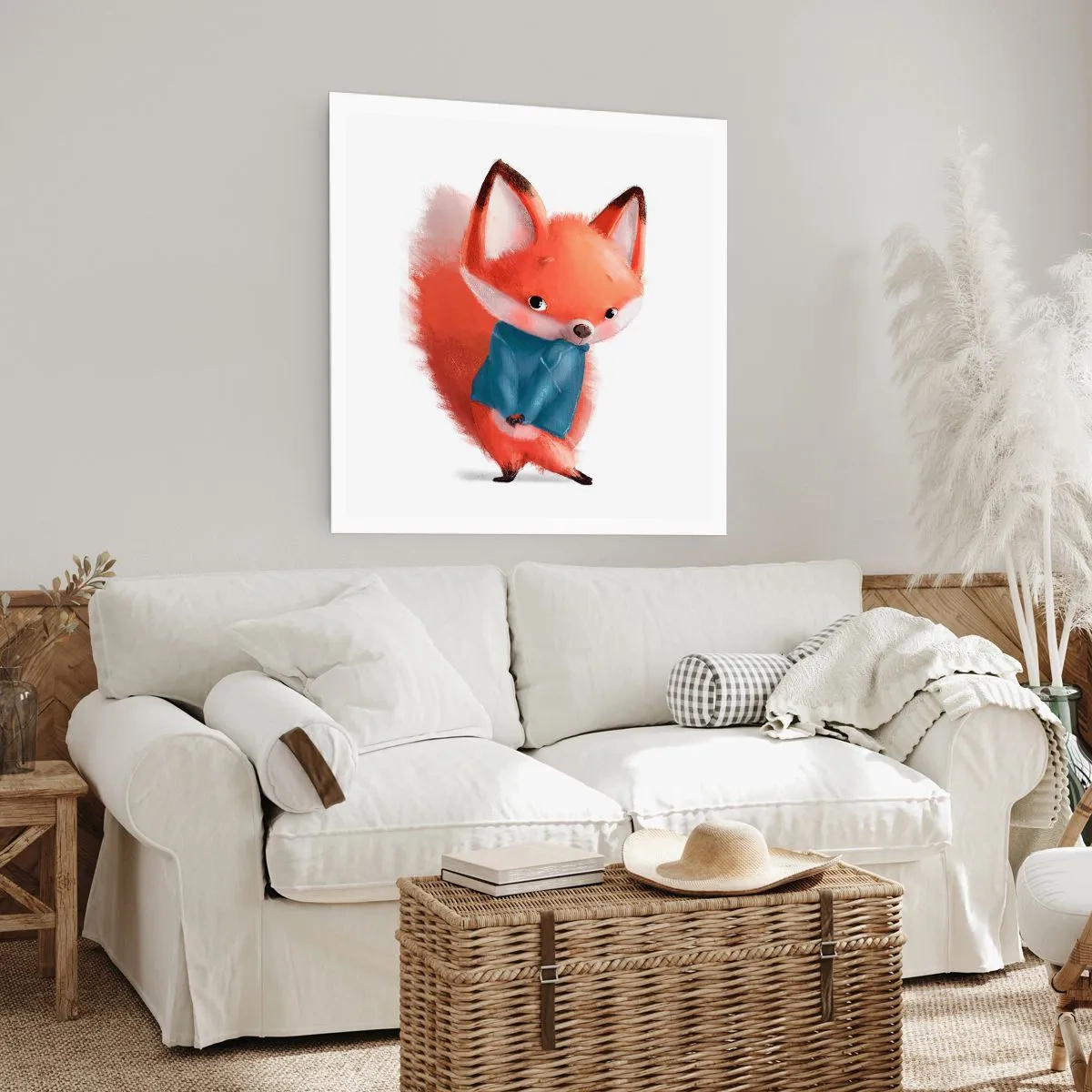 Pôster - Fico bonito nisto? - 40x40 cm