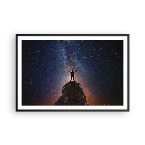 Pôster com moldura preta - A força está comigo! - 91x61 cm