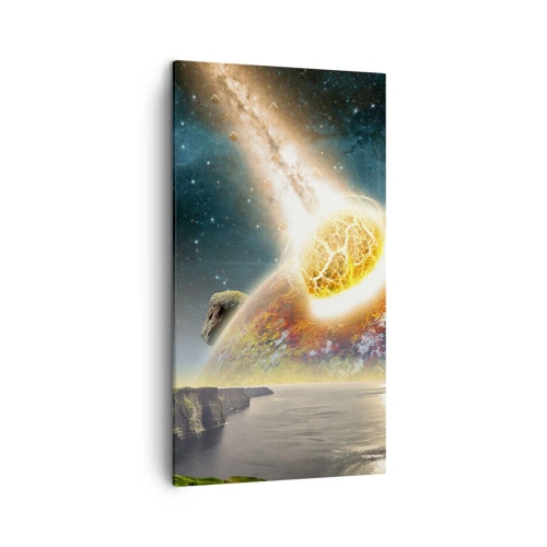 Quadro em tela - Drama espacial - 45x80 cm