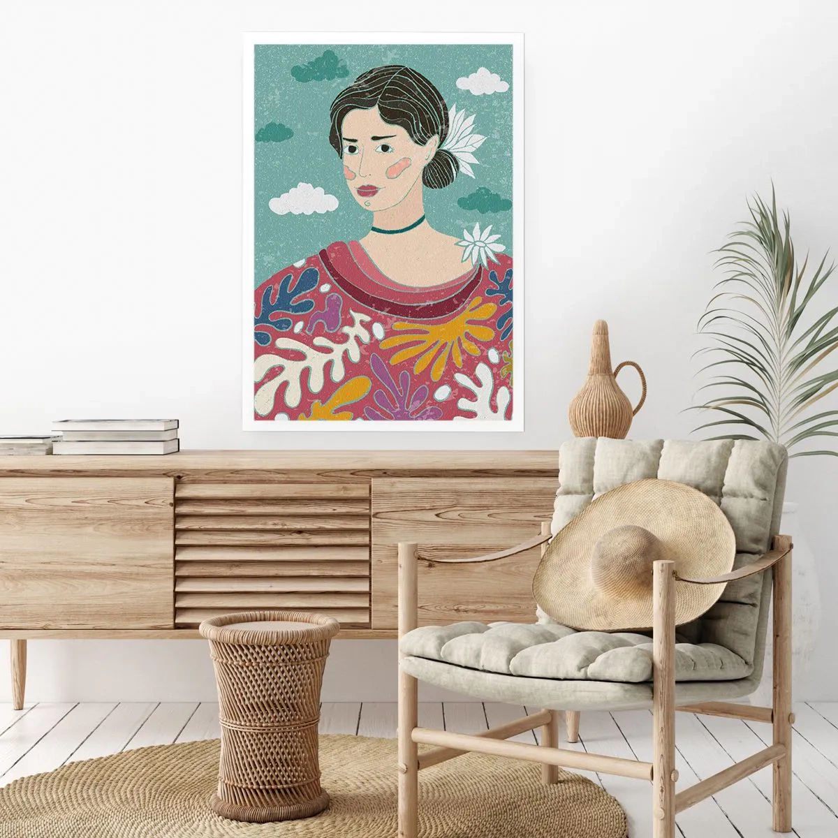 Pôster - Com melancolia nos olhos - 61x91 cm