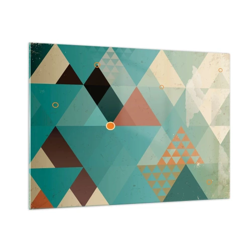 Quadro em vidro - A unidade de muitos, os muitos da unidade - 100x70 cm