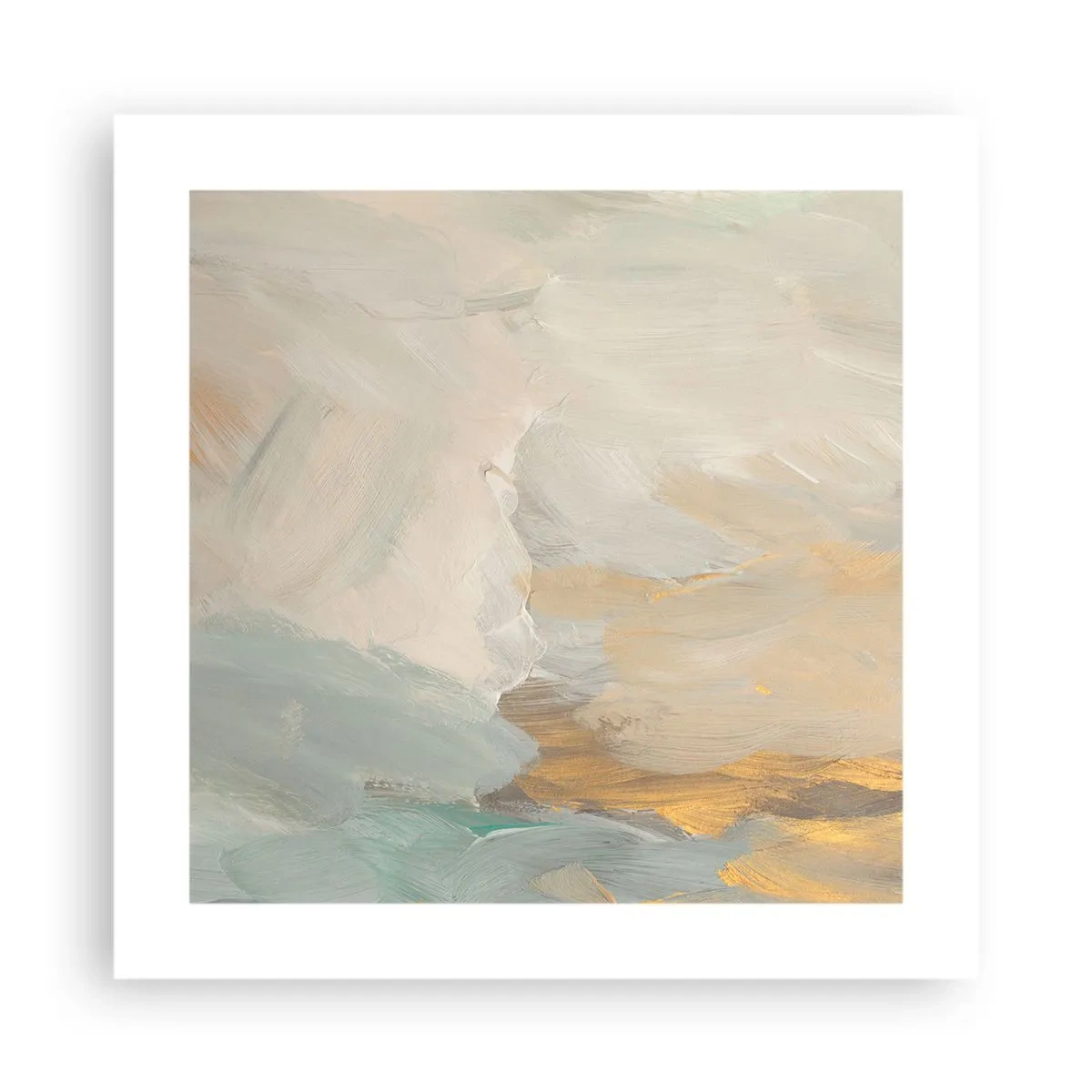 Pôster - Abstração – a terra da gentileza - 40x40 cm