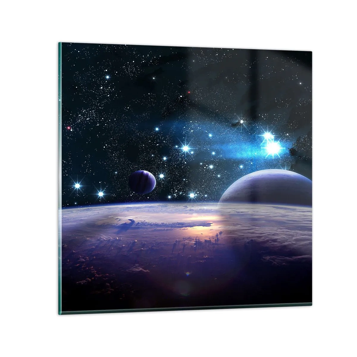 Quadro em vidro - Ainda sozinhos? - 50x50 cm