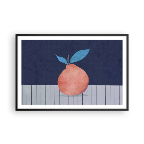 Pôster com moldura preta - Convexidade e plano - 91x61 cm