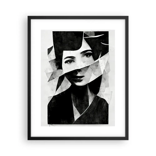 Pôster com moldura preta - O que és de verdade... - 40x50 cm