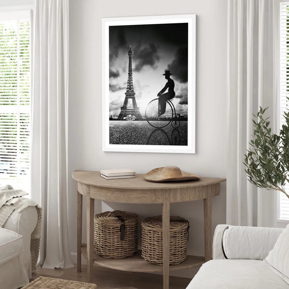 Pôster em moldura branca - Saudades da Belle Époque - 70x100 cm