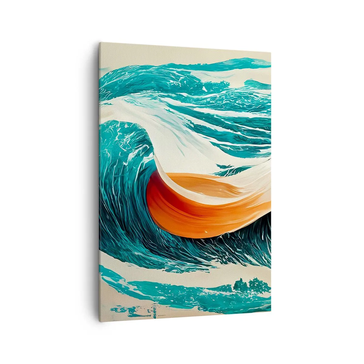 Quadro em tela - O sonho de um surfista - 70x100 cm