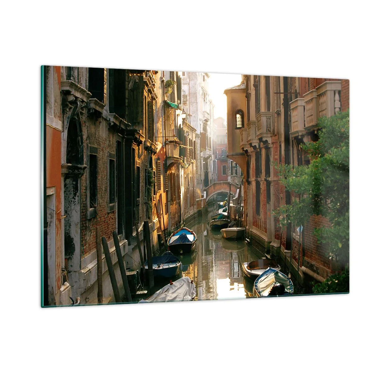 Quadro em vidro - Em um beco veneziano - 120x80 cm
