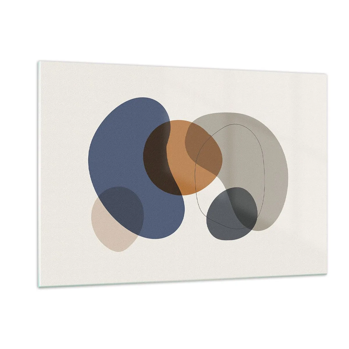 Quadro em vidro - Gotas de cor - 120x80 cm