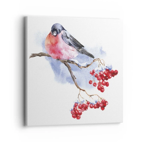 Quadro em tela - Inverno a cores - 40x40 cm