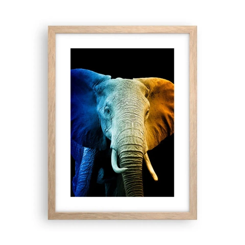 Pôster com moldura de carvalho claro - Excêntrico, não esquisito - 30x40 cm