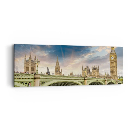 Quadro em tela - O tempo parou no Império - 90x30 cm