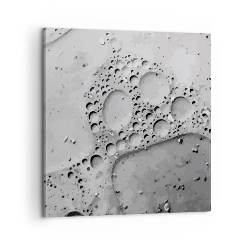 Quadro em tela - Vestígio de espuma - 60x60 cm