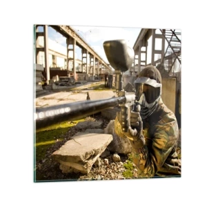 Quadro em vidro - Você também pode ser um herói - 70x70 cm