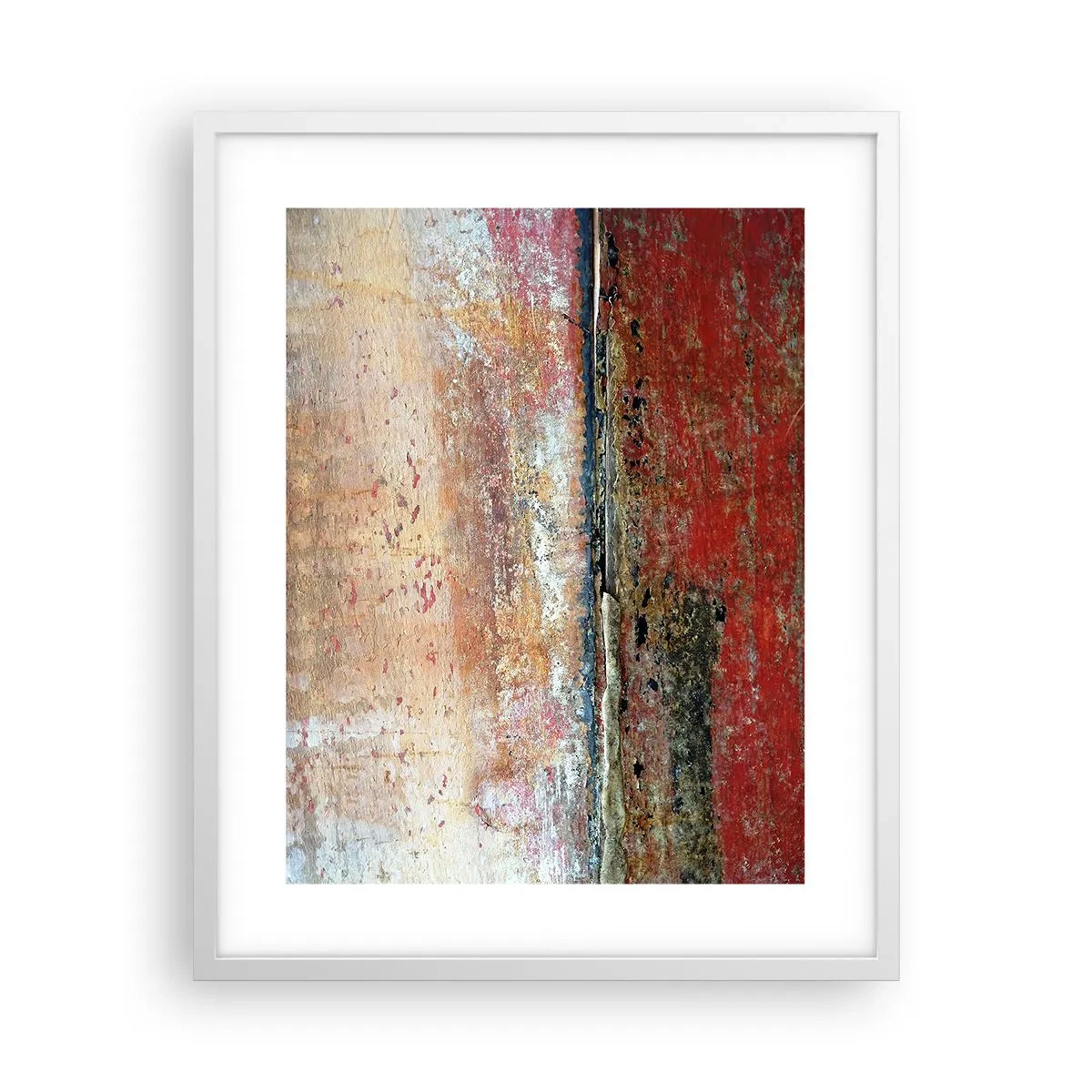 Pôster em moldura branca - Talvez seja o mar - 40x50 cm