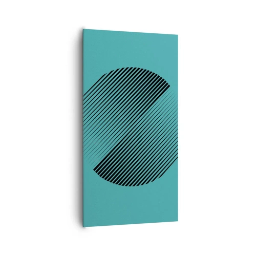 Quadro em tela - Círculo – uma variação geométrica - 65x120 cm