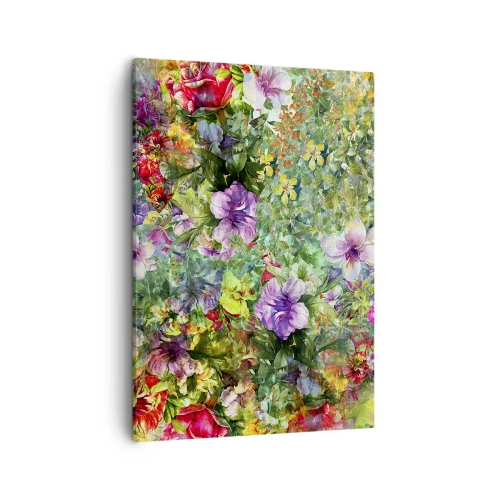 Quadro em tela - Nas flores para a perdição - 50x70 cm