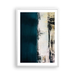 Pôster em moldura branca - Composição horizontal - 50x70 cm