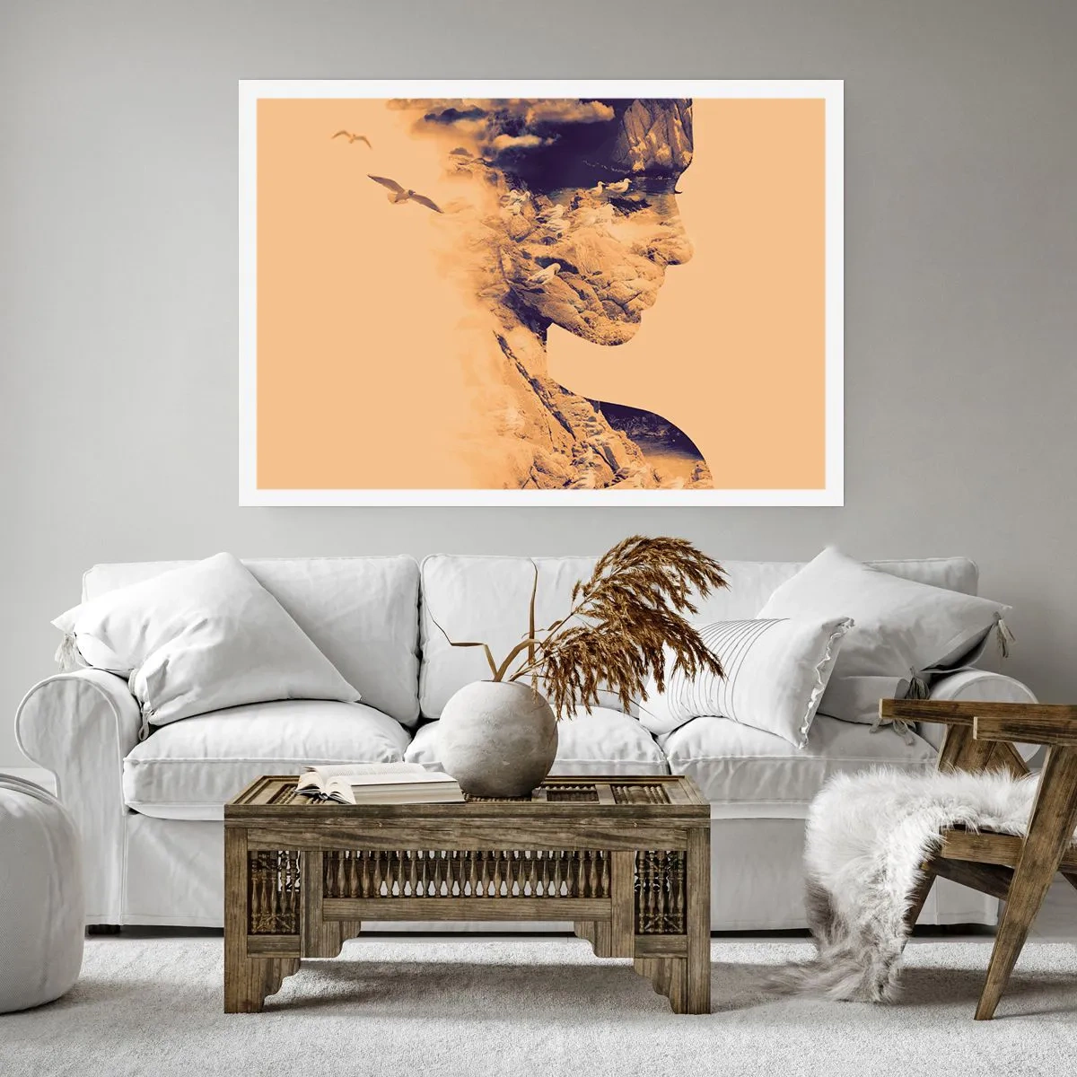 Pôster - Linda por natureza - 70x50 cm