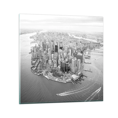 Quadro em vidro - Como não amar? - 40x40 cm