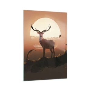 Quadro em vidro - Esta noite é diferente de qualquer outra - 70x100 cm